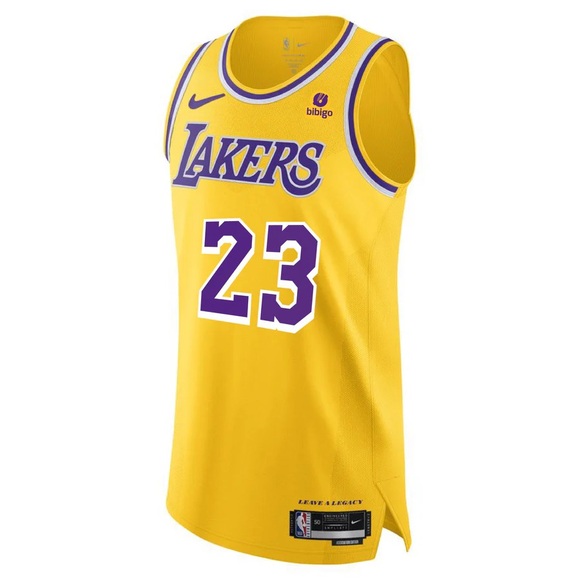 Los Angeles Lakers LeBron James #23 Icon Authentic Jersey - Picture 1 of 10